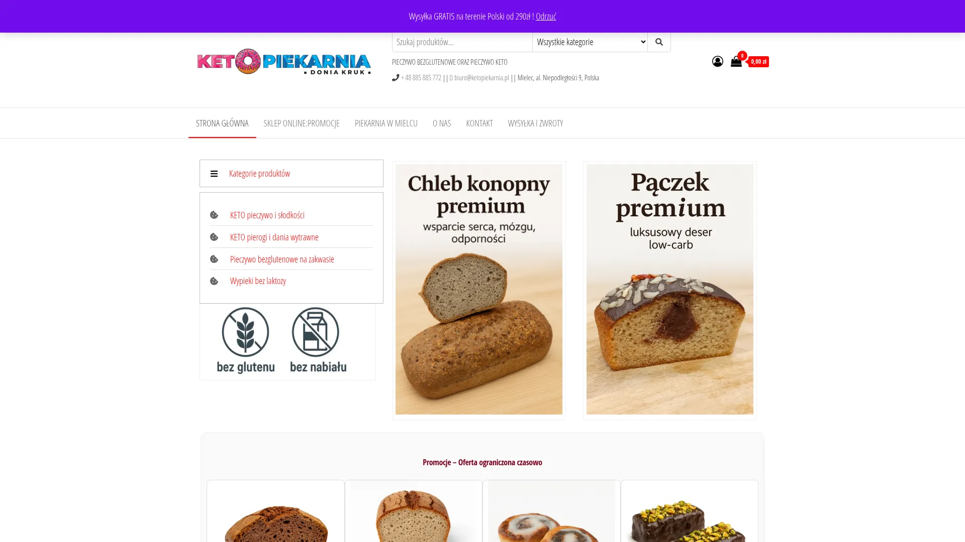 Screenshot of ketopiekarnia.pl